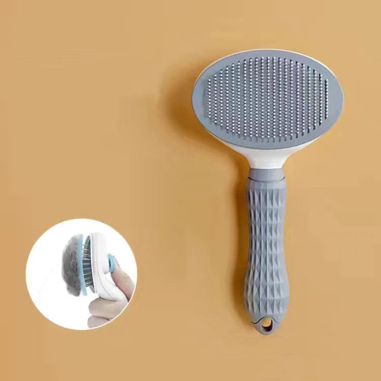 Brosse de toilettage en acier inoxydable – Pour chiens et chats à poils longs