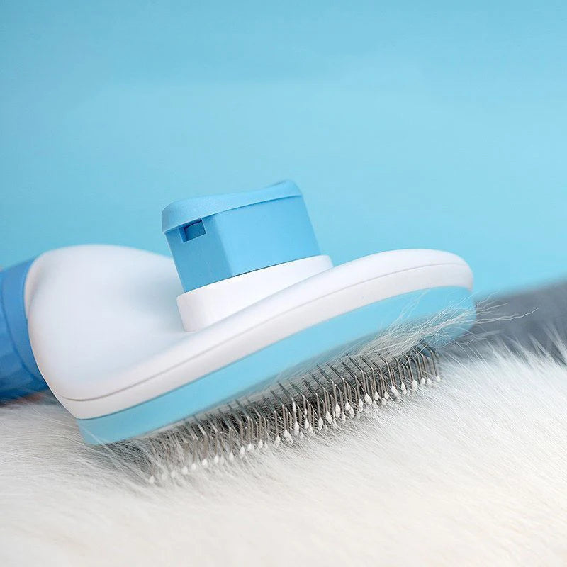 Brosse de toilettage en acier inoxydable – Pour chiens et chats à poils longs