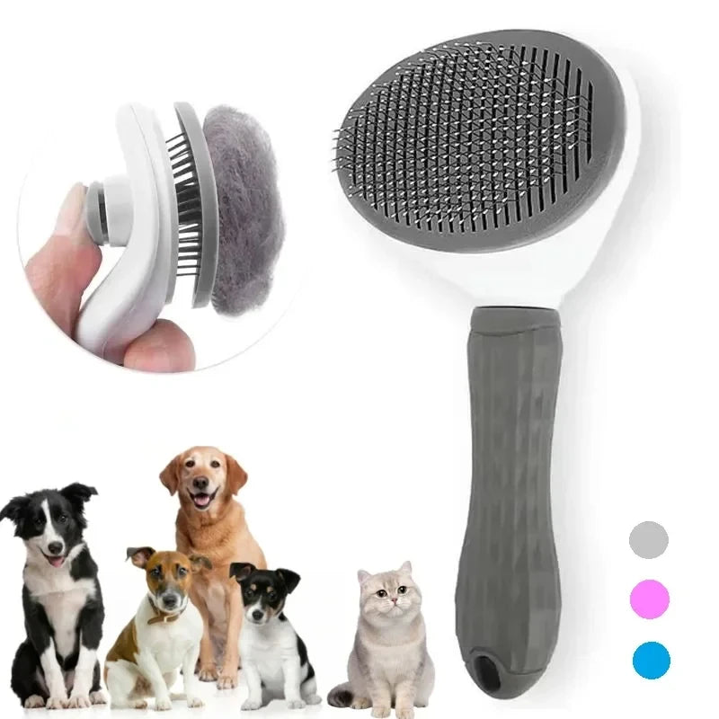 Brosse d’épilation douce pour animaux – Tous types de poils