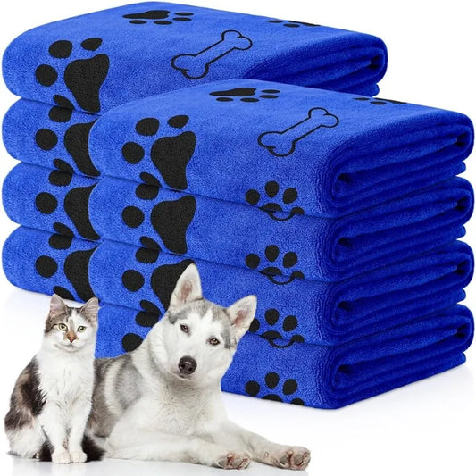 Serviette de bain en microfibre – Séchage rapide pour chiens