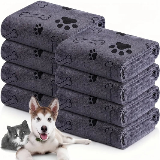 Serviette de bain en microfibre – Séchage rapide pour chiens